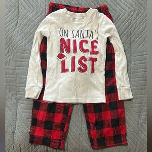 Kids 'On Santa's Nice List' Pajama Set